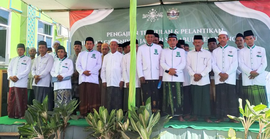 Pengajian Triwulan dan Pelantikan Idarah Ghusniyah JATMAN se-Kabupaten Pringsewu Berlangsung Khidmat